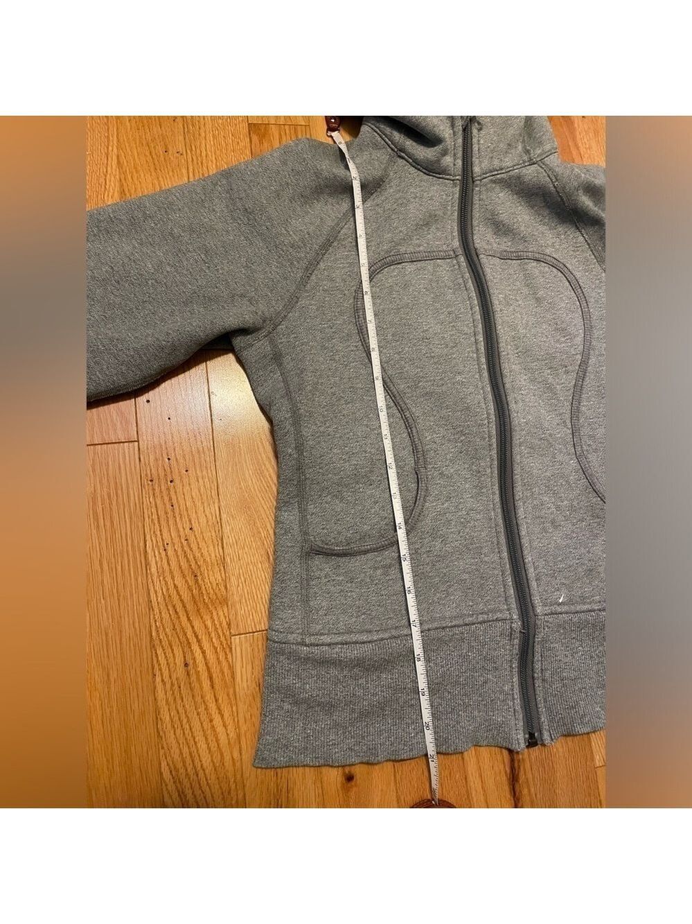 Lululemon Grey Scuba Zip Up Hoodie - Picture 2 of 10